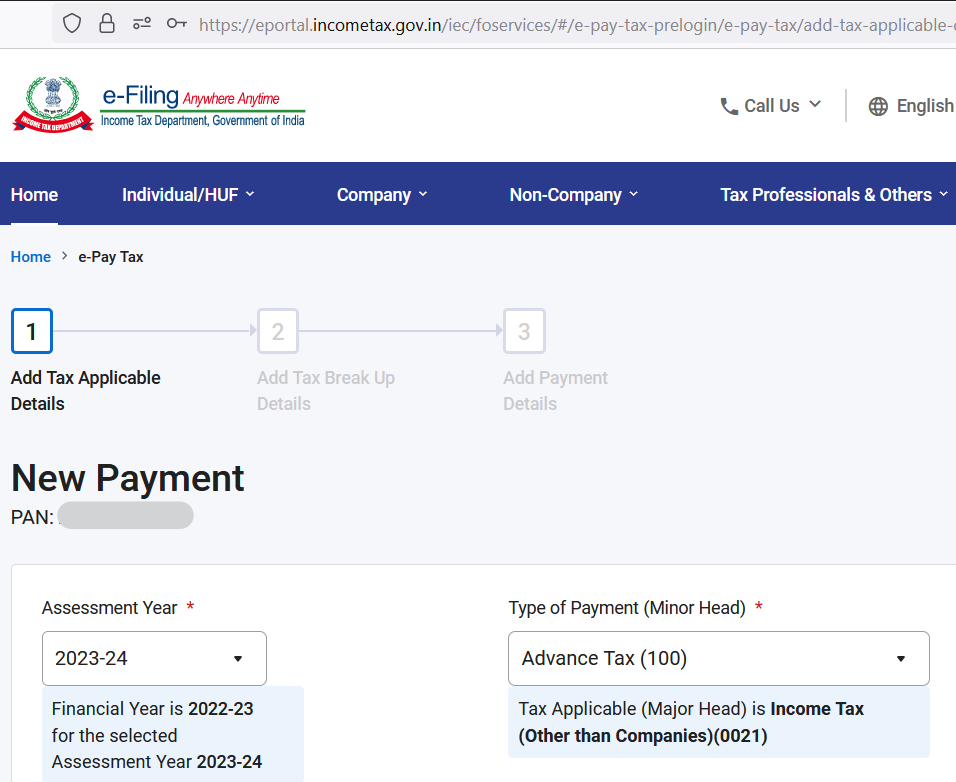 Online steps for advance tax payment simplified personal finance